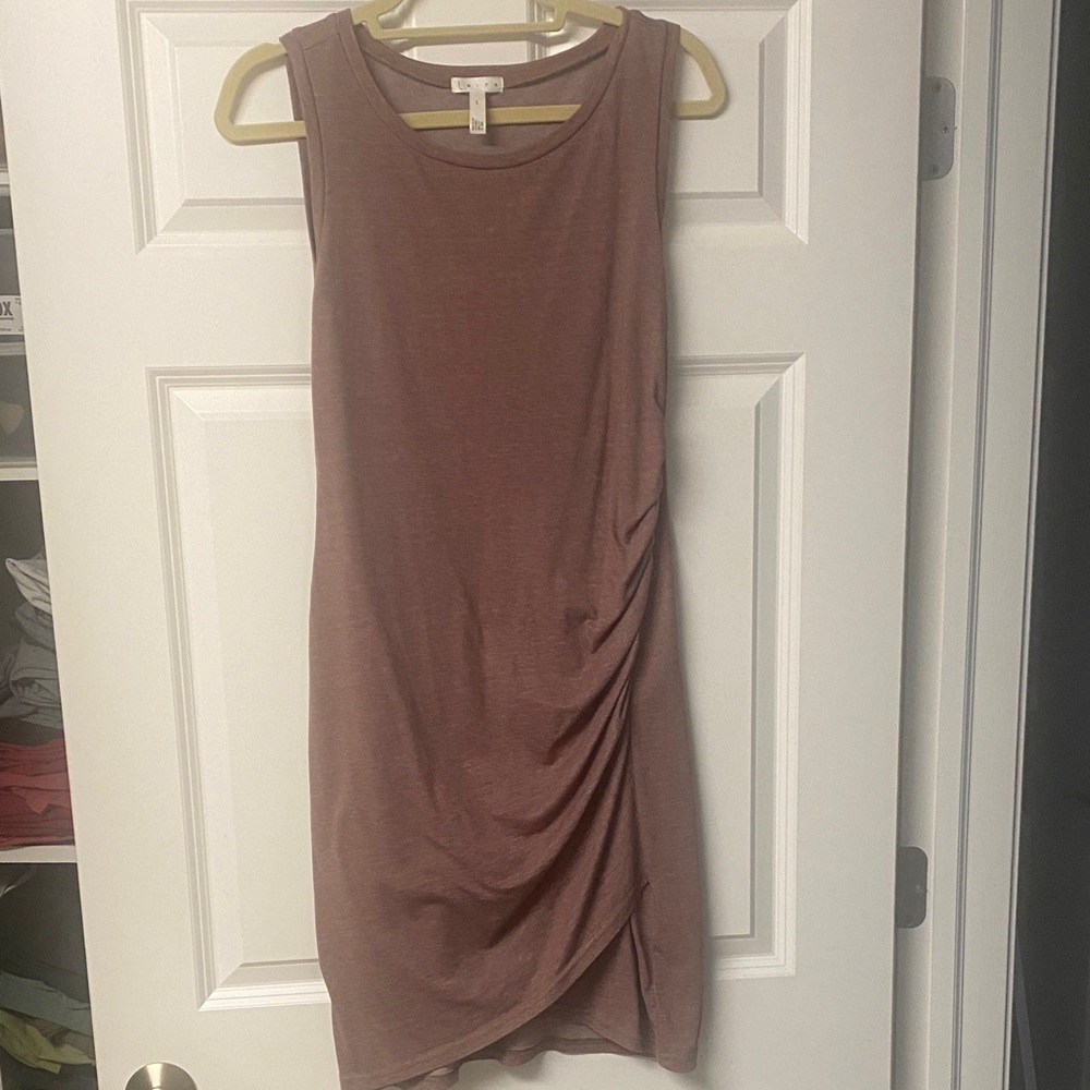Leith Sleeveless Dusty Rose Mini Dress